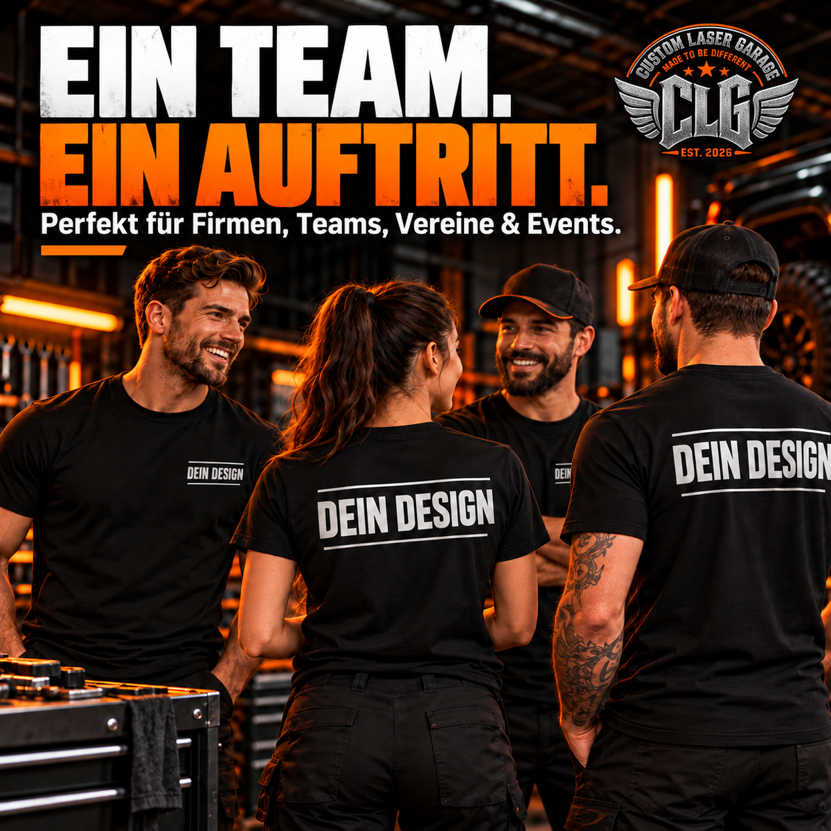 Business Shirts individuell bedruckt – Firmen & Teams