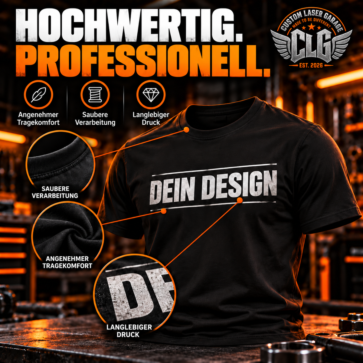 Business Shirts individuell bedruckt – Firmen & Teams