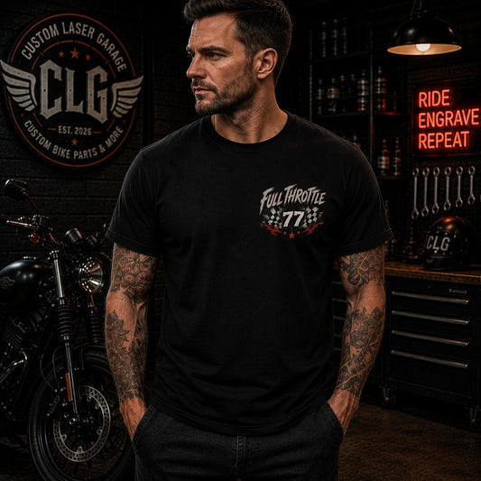 Full Throttle – Apex 77 Racing T-Shirt
