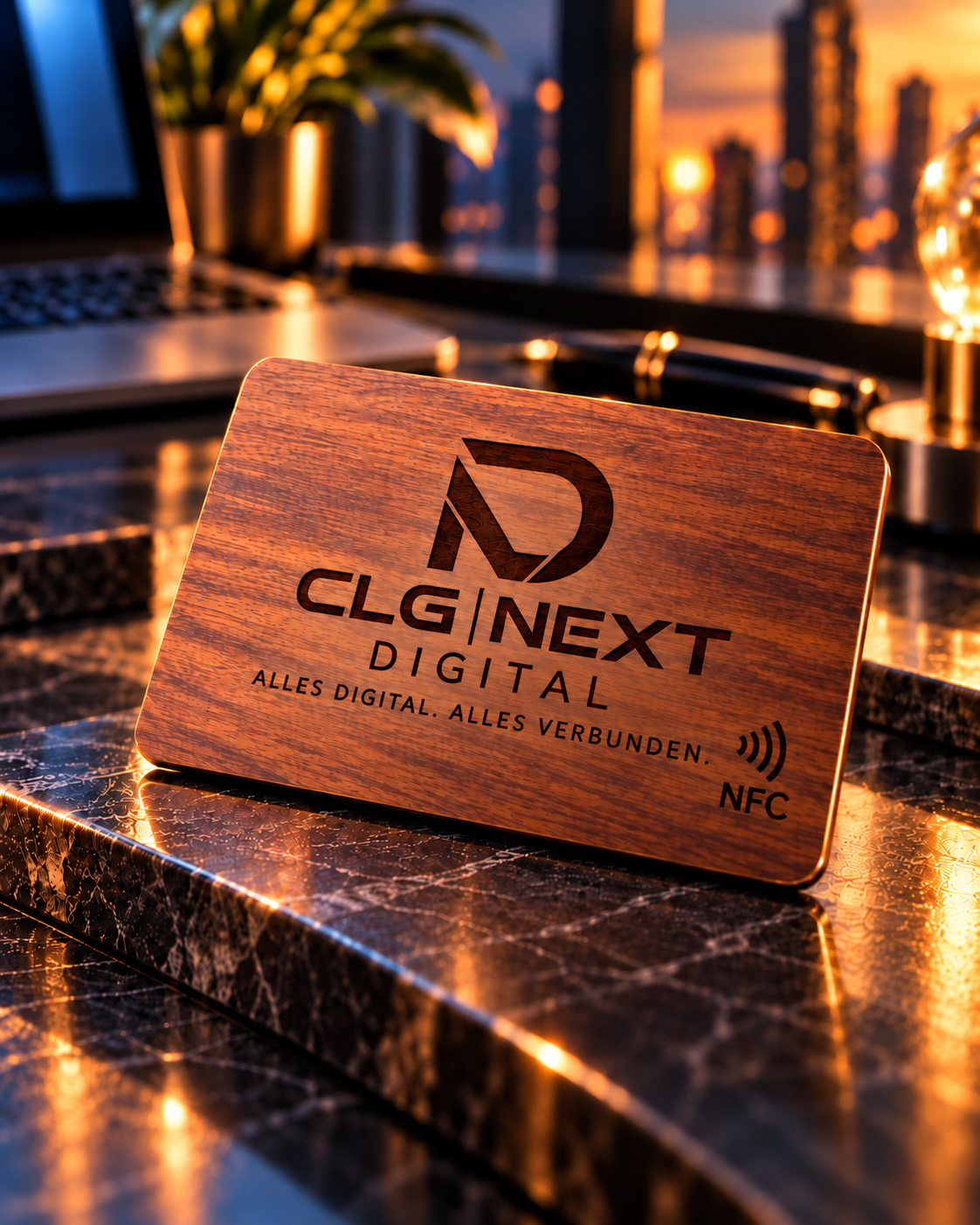 CLG NEXT Digital Card – Dein Kontakt. Dein Unternehmen. Dauerhaft verbunden.