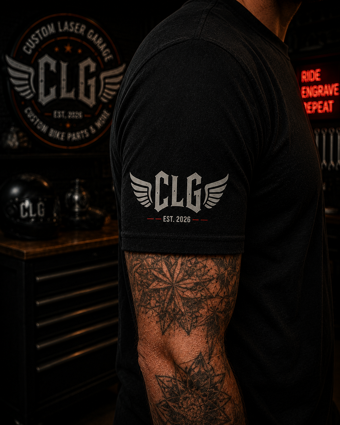 Lucky 13 – Road Reaper Biker T-Shirt