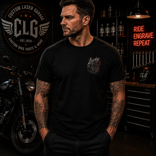 Lucky 13 – Road Reaper Biker T-Shirt