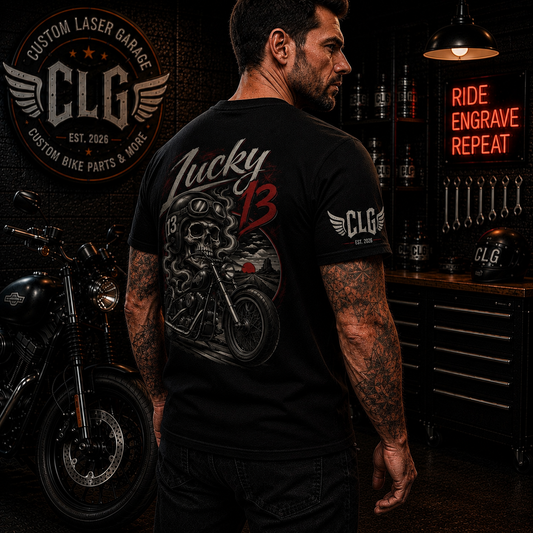 Lucky 13 – Road Reaper Biker T-Shirt